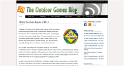 Desktop Screenshot of outdoorgamesblog.com