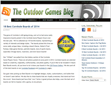 Tablet Screenshot of outdoorgamesblog.com